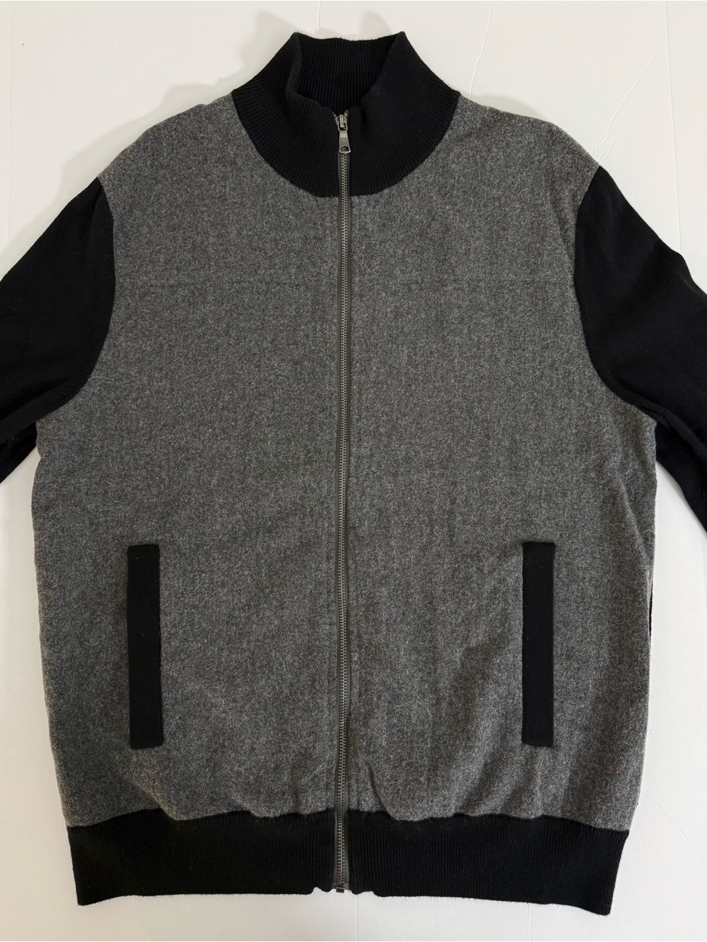Banana Republic Luxe Collection Knit Sweater Jacket Full Zip Men’s Large
